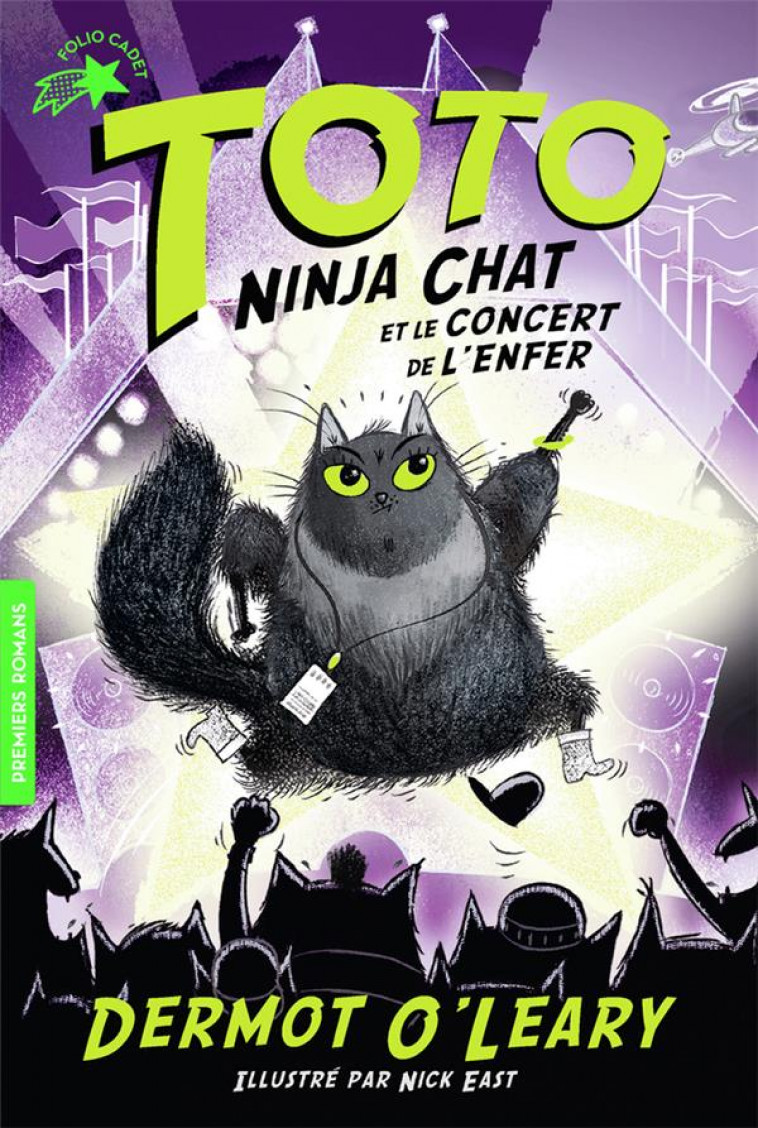 TOTO NINJA CHAT ET LE CONCERT DE L-ENFER - O-LEARY/EAST - GALLIMARD