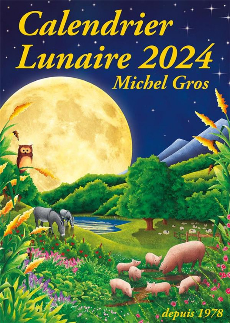 CALENDRIER LUNAIRE (EDITION 2024) - GROS - CALENDRIER LUNA