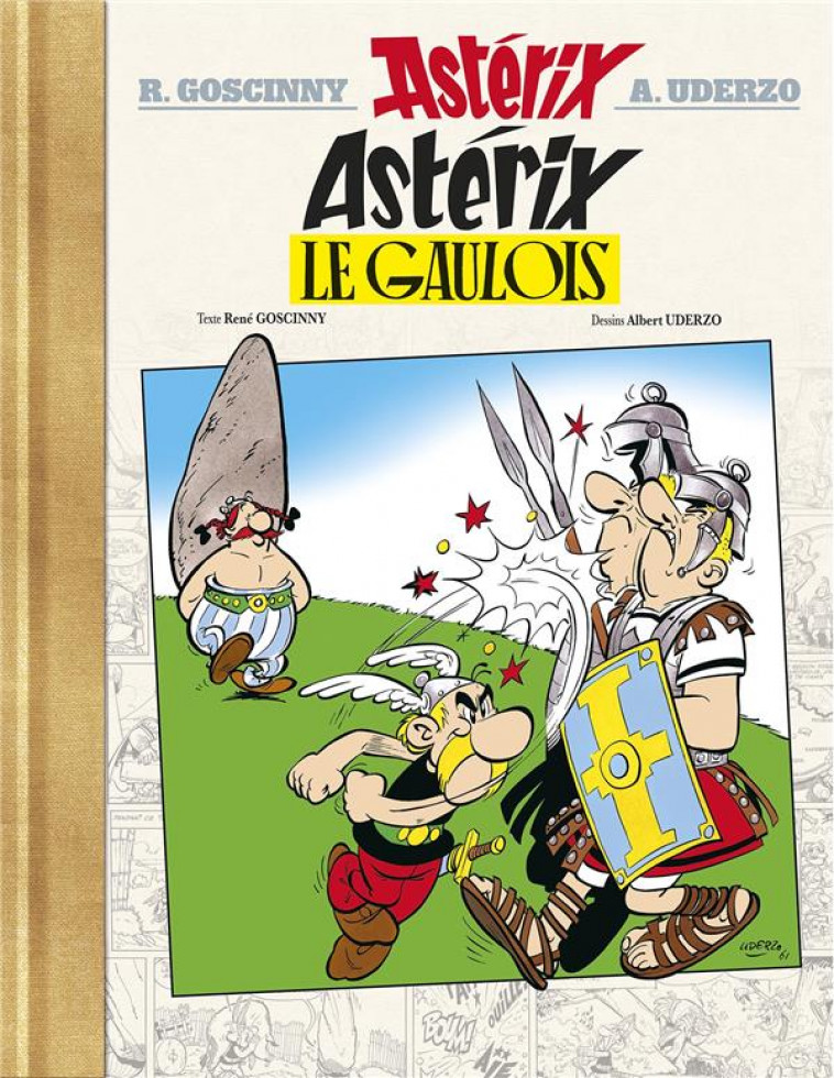 ASTERIX - ASTERIX LE GAULOIS N 1 - EDITION LUXE - 65 ANS D-ASTERIX - GOSCINNY/UDERZO - HACHETTE