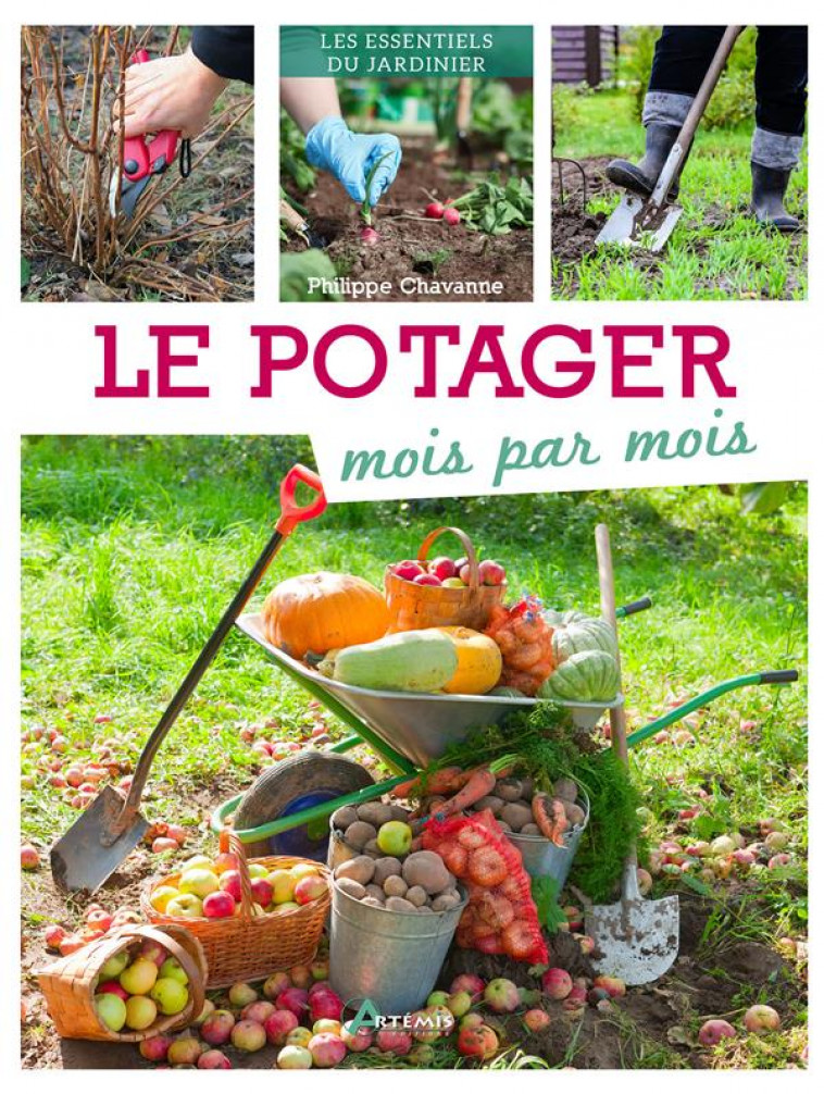 LE POTAGER MOIS PAR MOIS - CHAVANNE PHILIPPE - ARTEMIS