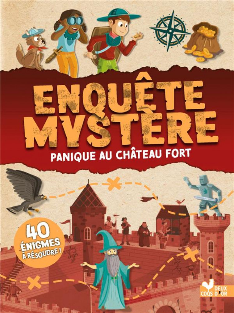 ENQUETE MYSTERE - PANIQUE AU CHATEAU FORT - MOLLICA/LIENARD - HACHETTE