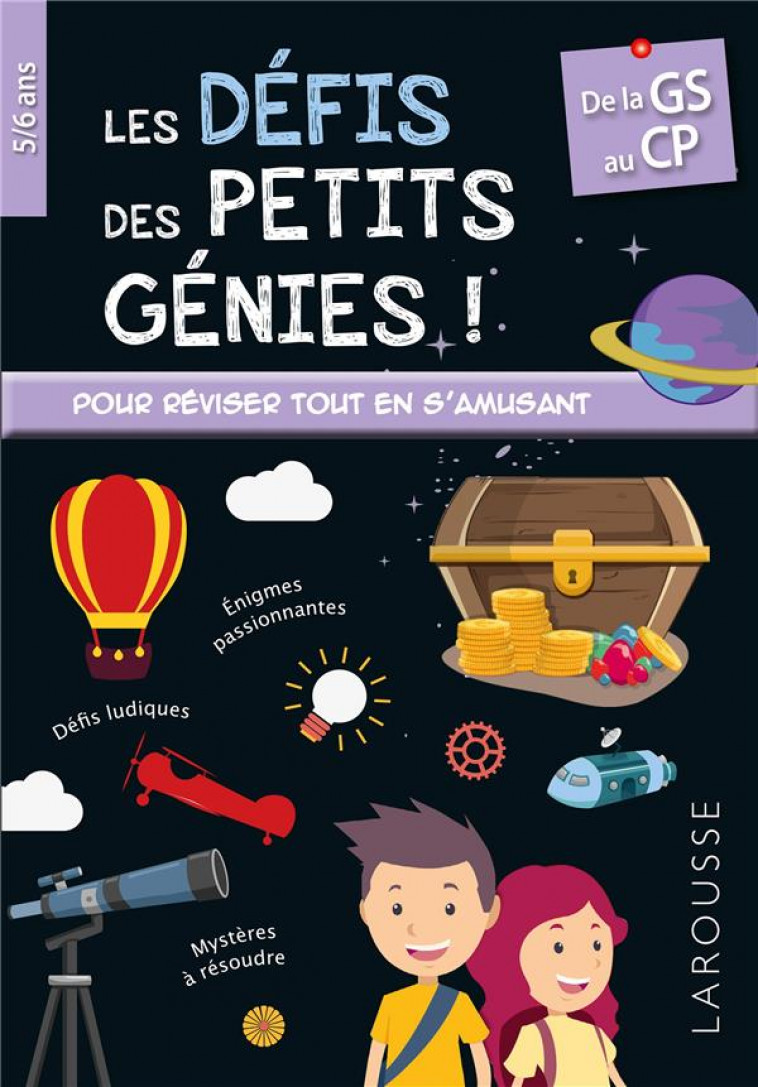 LES DEFIS DES PETITS GENIES GS-CP - COLLECTIF - LAROUSSE