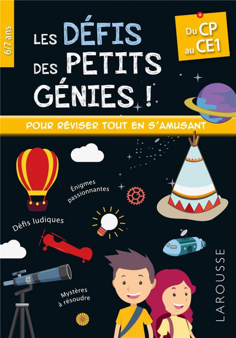 LES DEFIS DES PETITS GENIES CP-CE1 - COLLECTIF - LAROUSSE