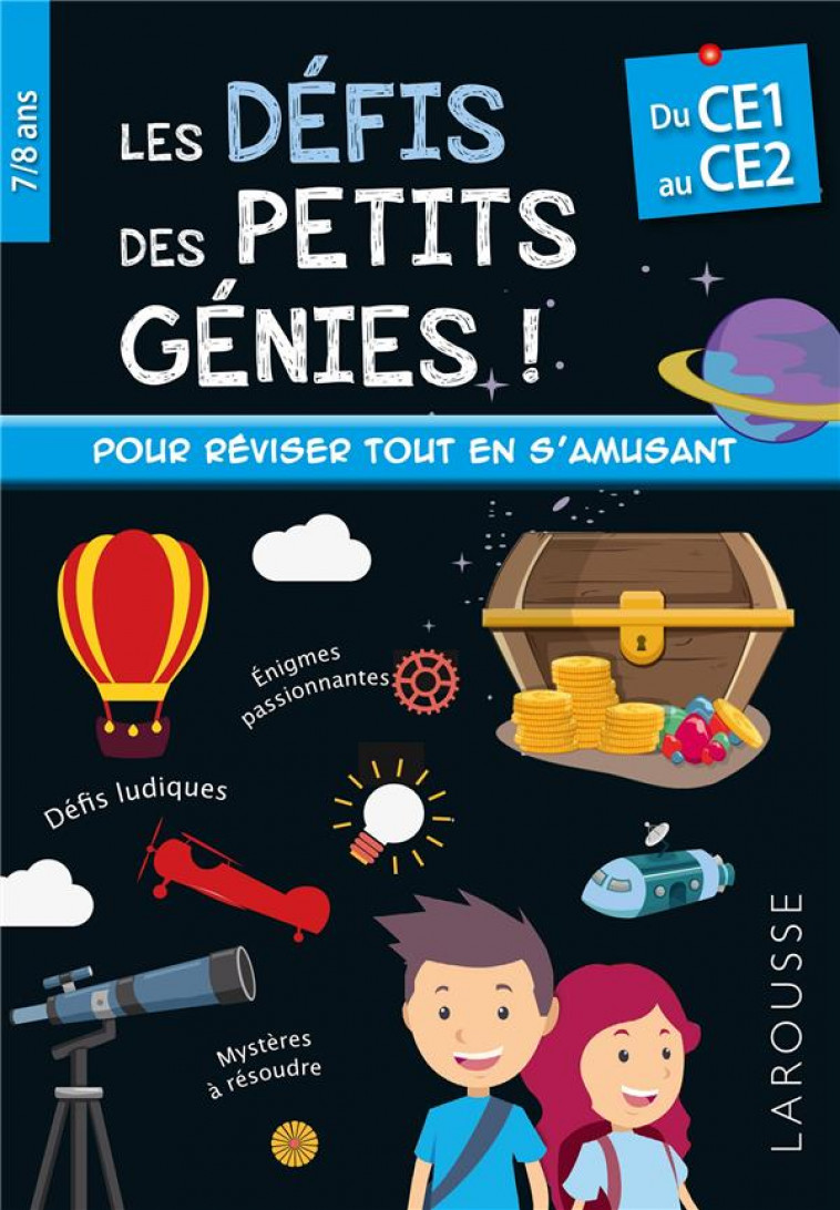 LES DEFIS DES PETITS GENIES CE1-CE2 - COLLECTIF - LAROUSSE