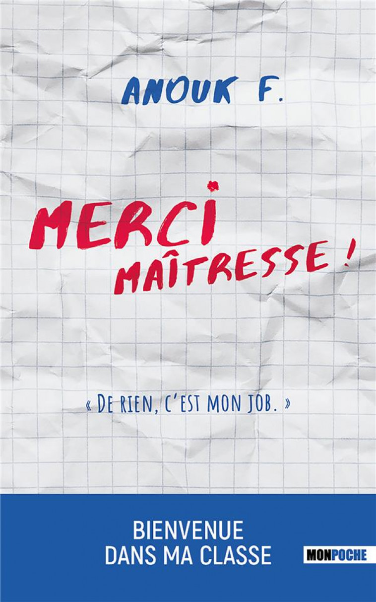 MERCI MAITRESSE ! DE RIEN C-EST MON JOB - F. ANOUK - MON POCHE