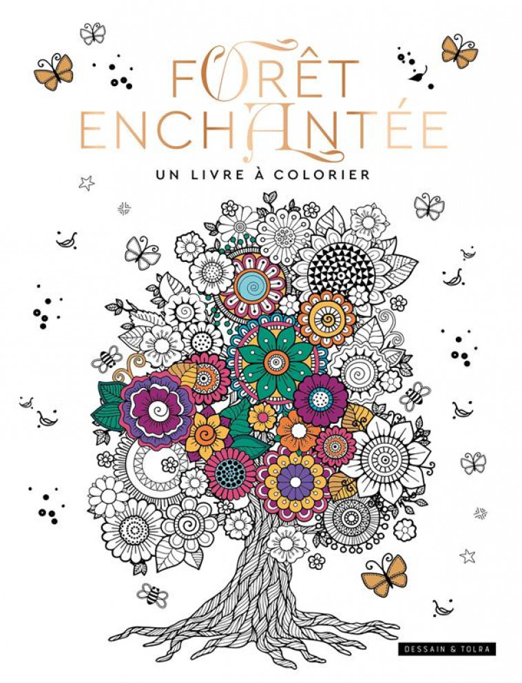 FORET ENCHANTEE, UN LIVRE A COLORIER - XXX - NC