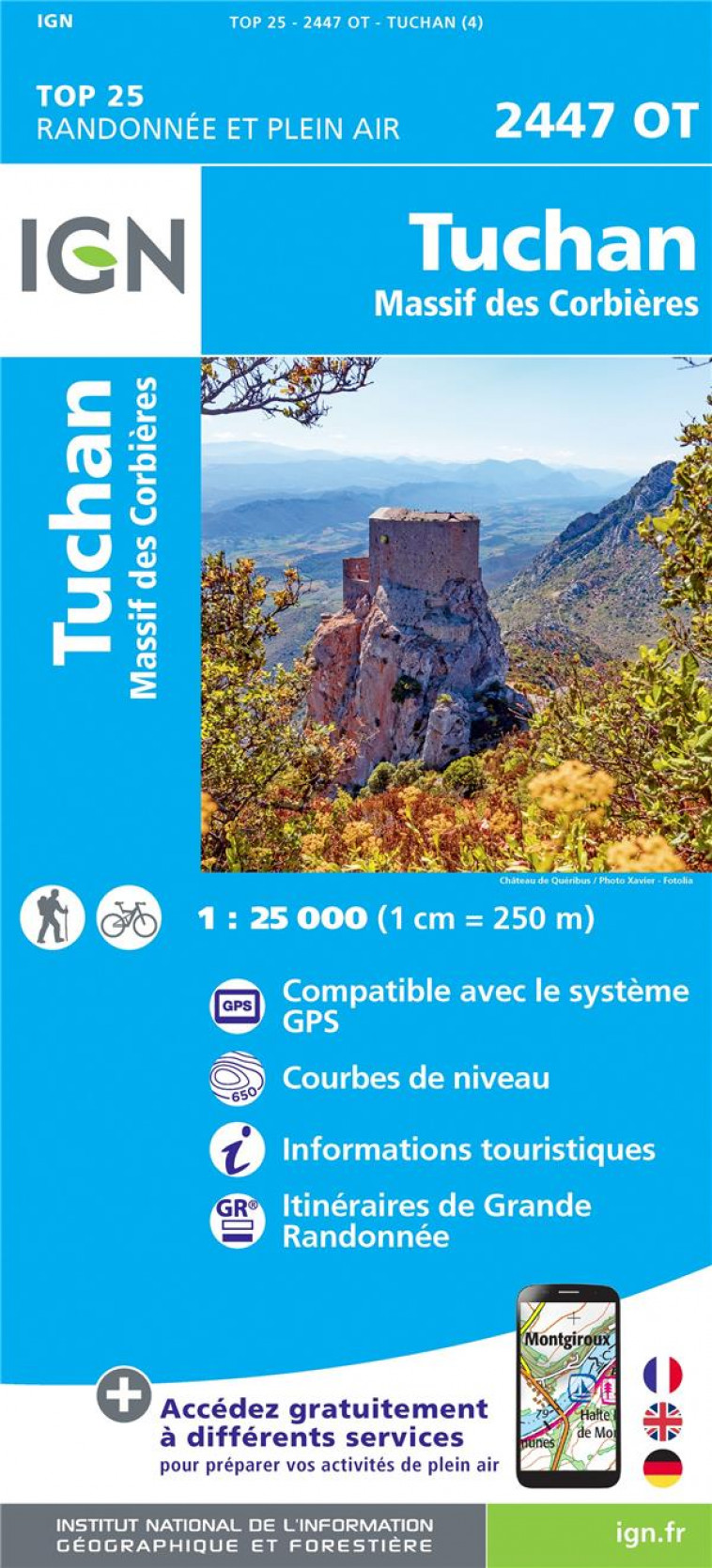 2447OT TUCHAN MASSIF DES CORBIERES - XXX - MICHELIN