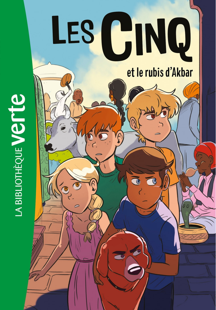 Les Cinq NED 35 - Les Cinq et le rubis D'Abkar - Claude Voilier - HACHETTE JEUN.