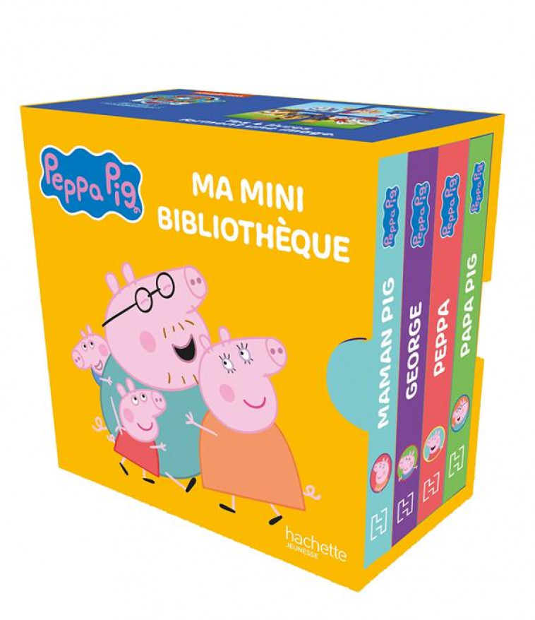 PEPPA PIG - MA MINI BIBLIOTHEQUE - HASBRO - HACHETTE