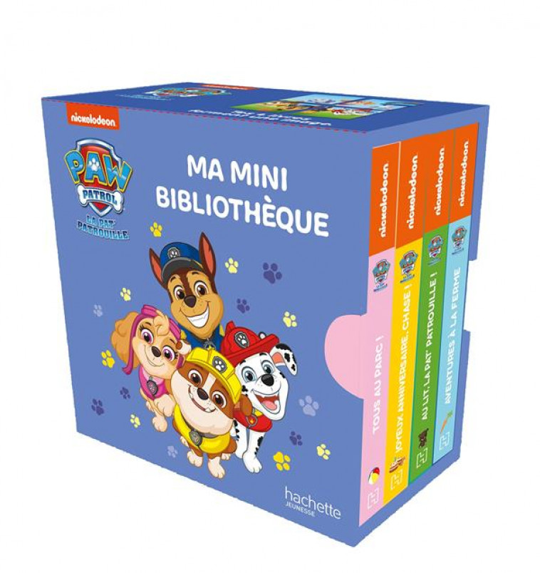 LA PAT- PATROUILLE - MA MINI BIBLIOTHEQUE - NICKELODEON - HACHETTE