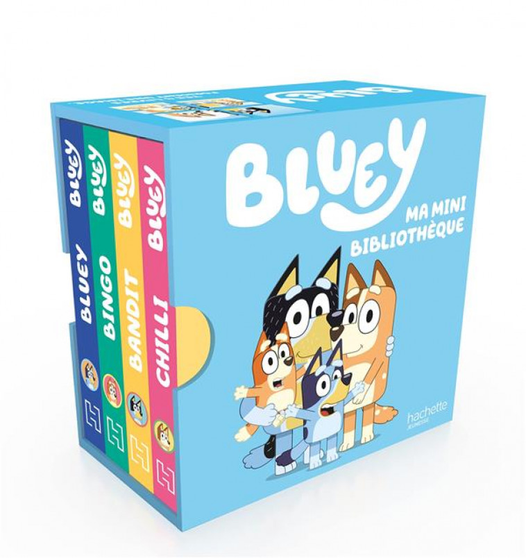 BLUEY - MA MINI BIBLIOTHEQUE - BBC STUDIOS - LADYBI - HACHETTE