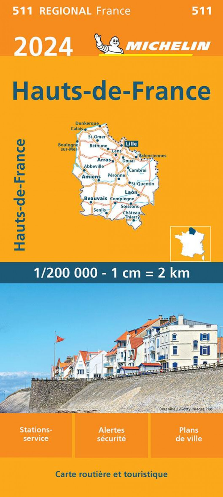 CARTE REGIONALE HAUTS-DE-FRANCE 2024 - XXX - MICHELIN