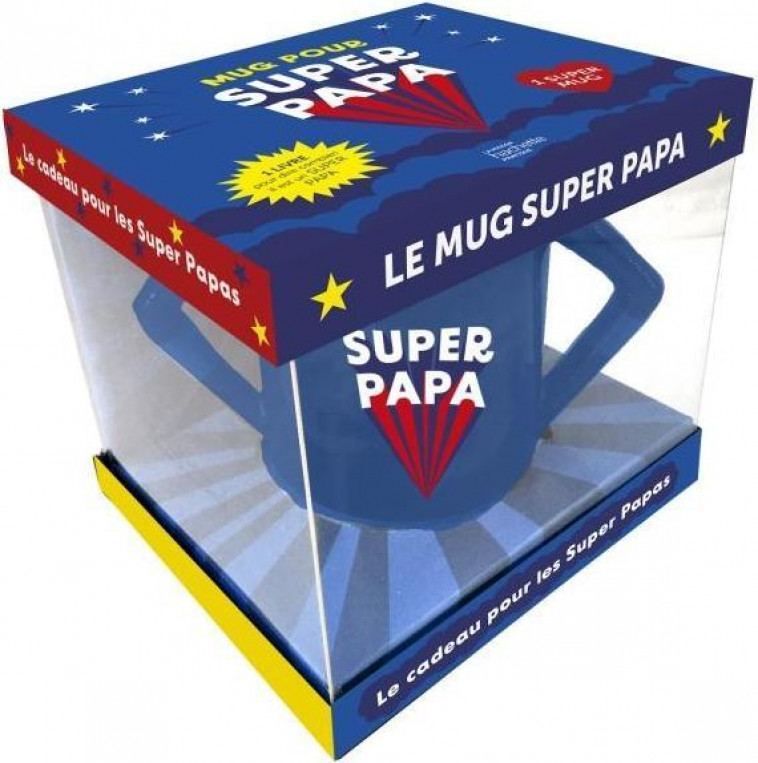 MUG SUPER PAPA - LE CADEAU IDEAL POUR LES SUPERS PAPAS ! - COLLECTF - NC