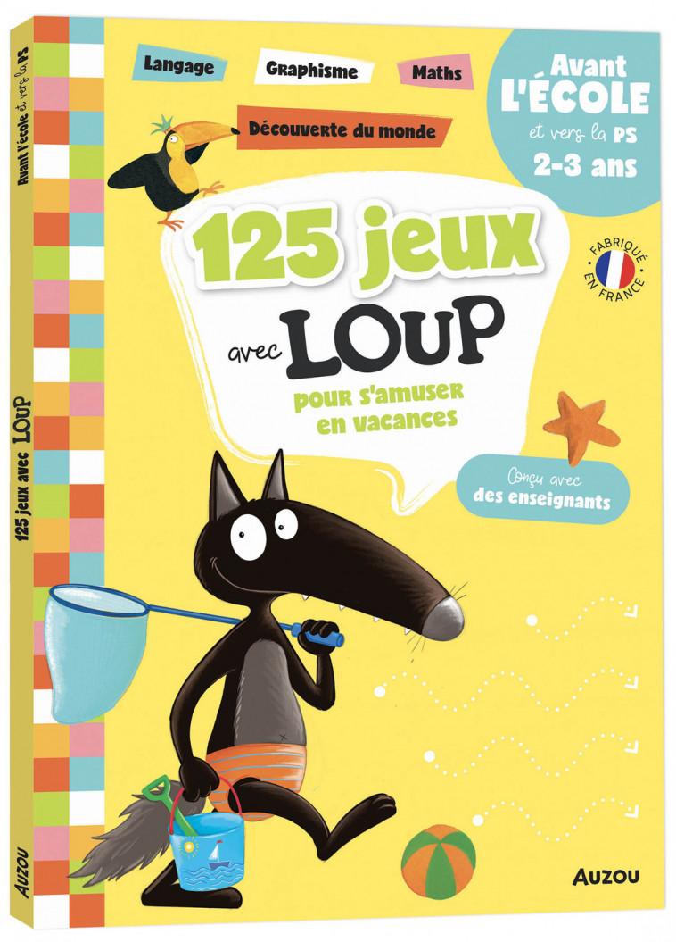 125 JEUX AVEC LOUP AVANT L'ÉCOLE ET VERS LA PS - Lallemand Orianne, THUILLIER Éléonore - AUZOU