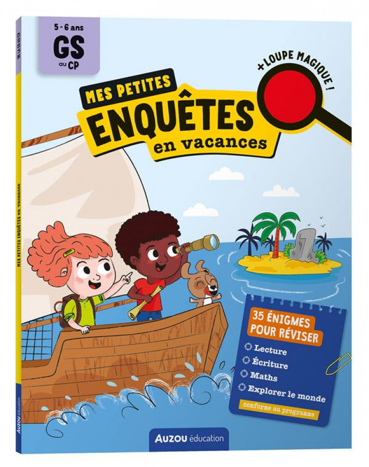 MES PETITES ENQUETES EN VACANCES - DE LA GS AU CP - CAHIER DE VACANCES 2024 - LETELLIER/TURQUOIS - PHILIPPE AUZOU