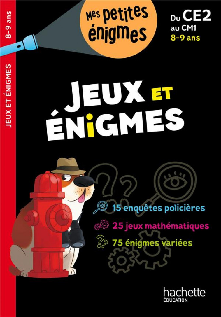 JEUX ET ENIGMES - DU CE2 AU  CM1 - CAHIER DE VACANCES 2024 - BERGER ERIC - HACHETTE