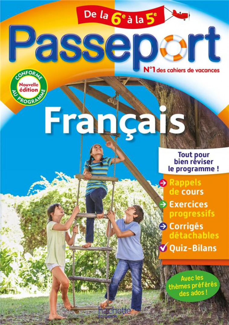 PASSEPORT - FRANCAIS - DE LA 6E A LA 5E - CAHIER DE VACANCES 2024 - LISLE ISABELLE - HACHETTE