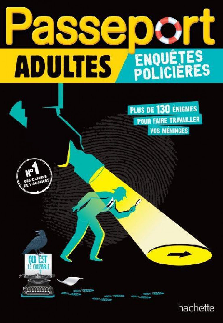 PASSEPORT ADULTES - ENQUETES POLICIERES - CAHIER DE VACANCES 2024 - LEBRUN/AUDRAIN - HACHETTE