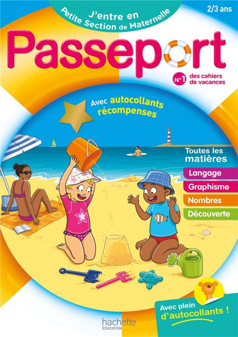 PASSEPORT - J-ENTRE EN PETITE SECTION DE MATERNELLE 2/3 ANS - CAHIER DE VACANCES 2024 - POURE/EXBRAYAT - HACHETTE