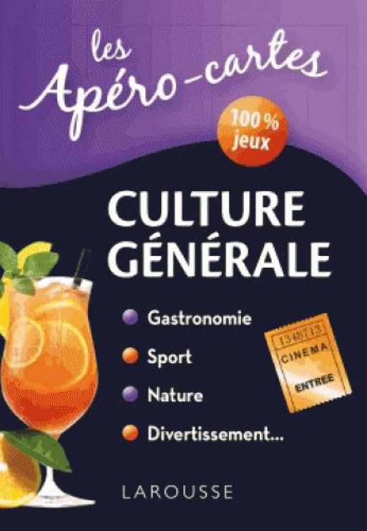 APERO-CARTES CULTURE GENERALE - COLLECTIF - Larousse