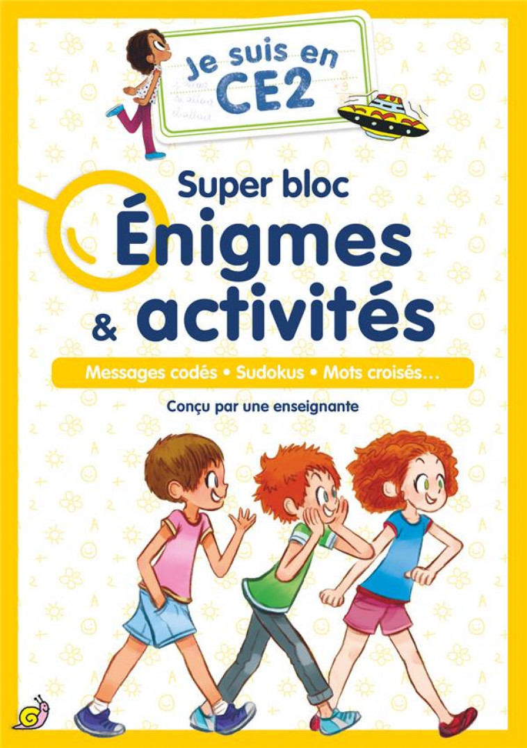 JE SUIS EN CE2 - JE SUIS EN CE2 - SUPER BLOC ENIGMES & ACTIVITES - MESSAGES CODES - SUDOKUS - MOTS C - MAGDALENA/DESFORGES - FLAMMARION