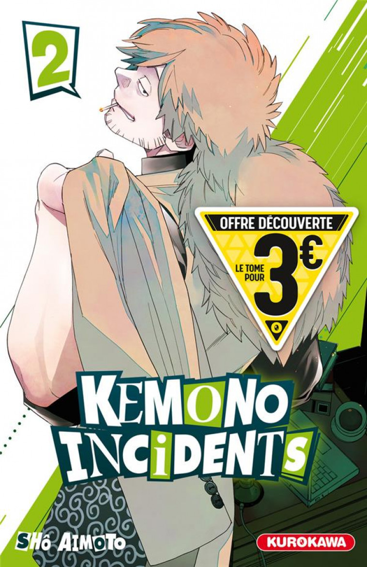 KEMONO INCIDENTS - TOME 2 - AIMOTO SHO - KUROKAWA