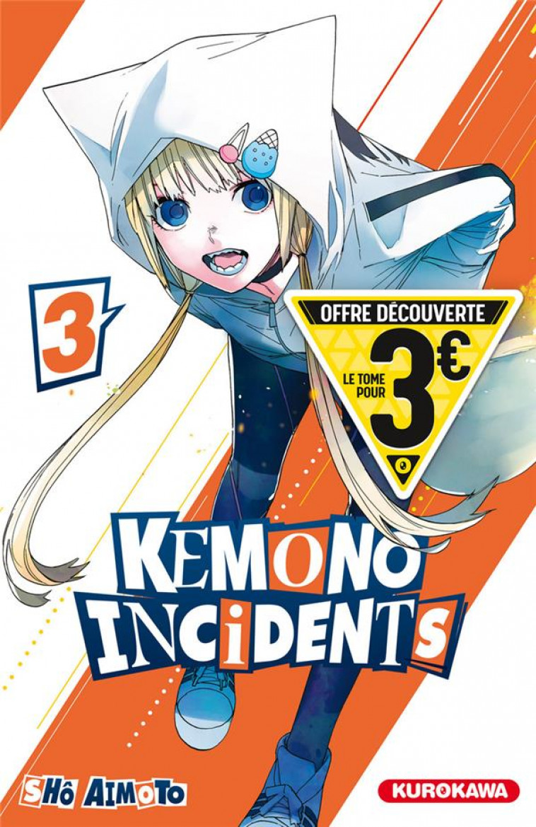 KEMONO INCIDENTS - TOME 3 - AIMOTO SHO - KUROKAWA