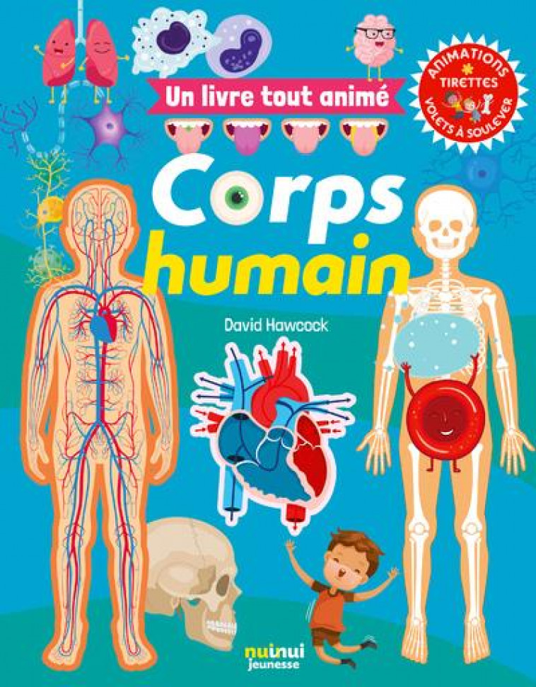 UN LIVRE TOUT ANIME - CORPS HUMAIN NE - HAWCOCK DAVID - NUINUI JEUNESSE