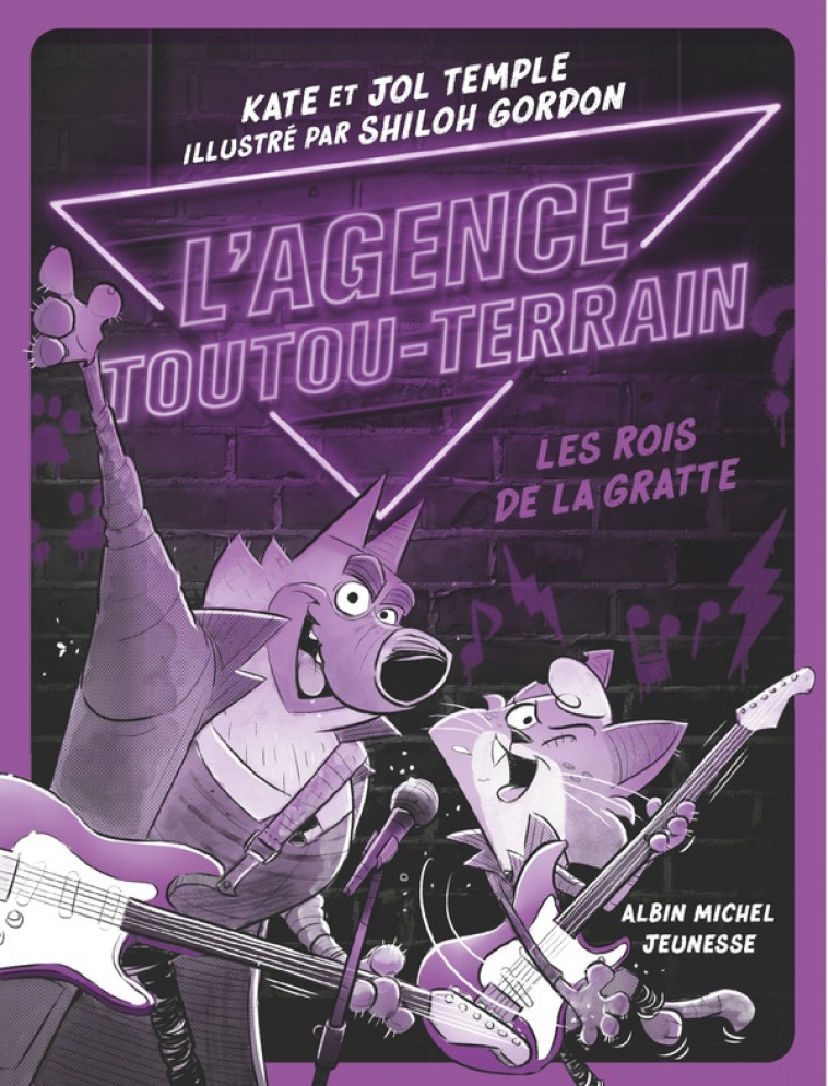 L-AGENCE TOUTOU-TERRAIN - TOME 4 - LES ROIS DE LA GRATTE - KEMPLE - ALBIN MICHEL