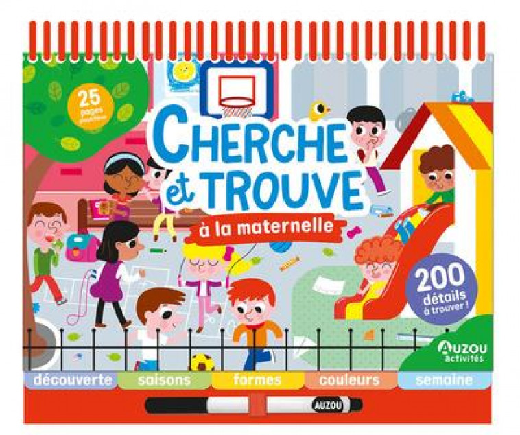 BLOC-NOTES CHERCHE ET TROUVE - A LA MATERNELLE - COLLECTIF - PHILIPPE AUZOU