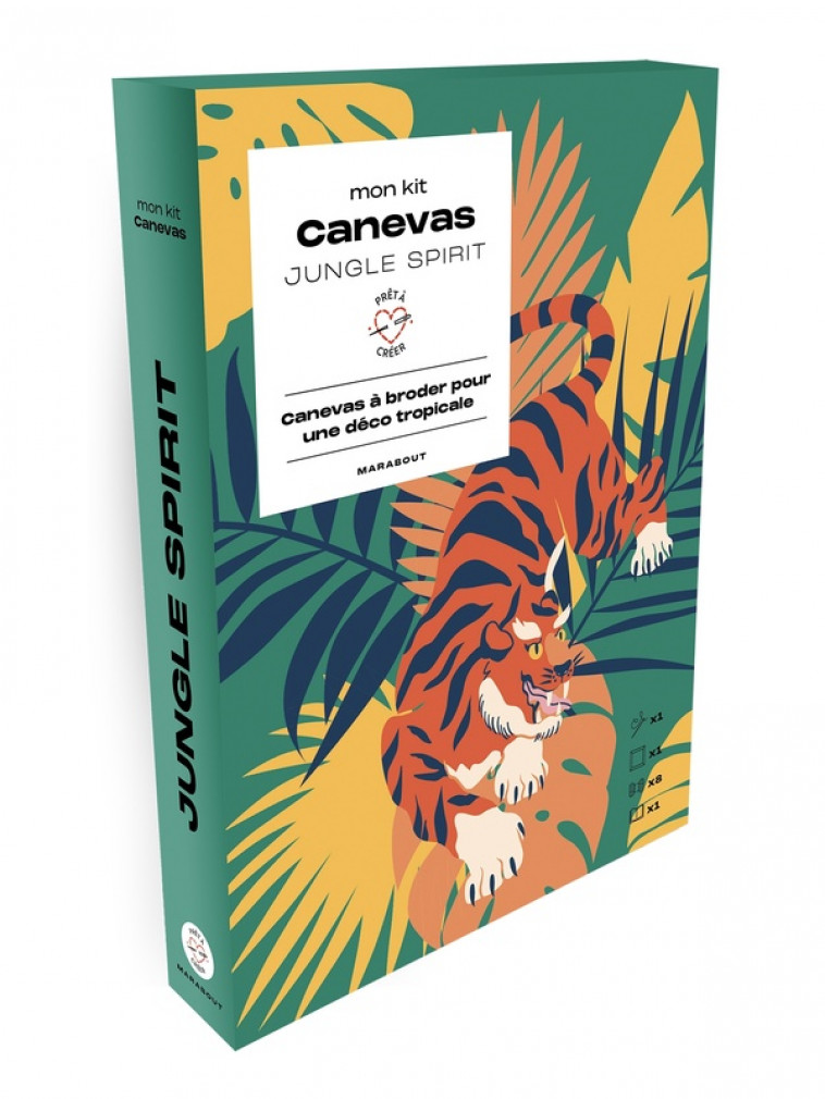 MON KIT CANEVAS - JUNGLE SPIRIT - COLLECTIF - NC