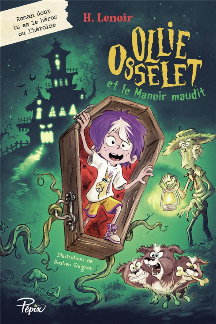 OLLIE OSSELET ET LE MANOIR MAUDIT - LENOIR/QUIGNON - SARBACANE