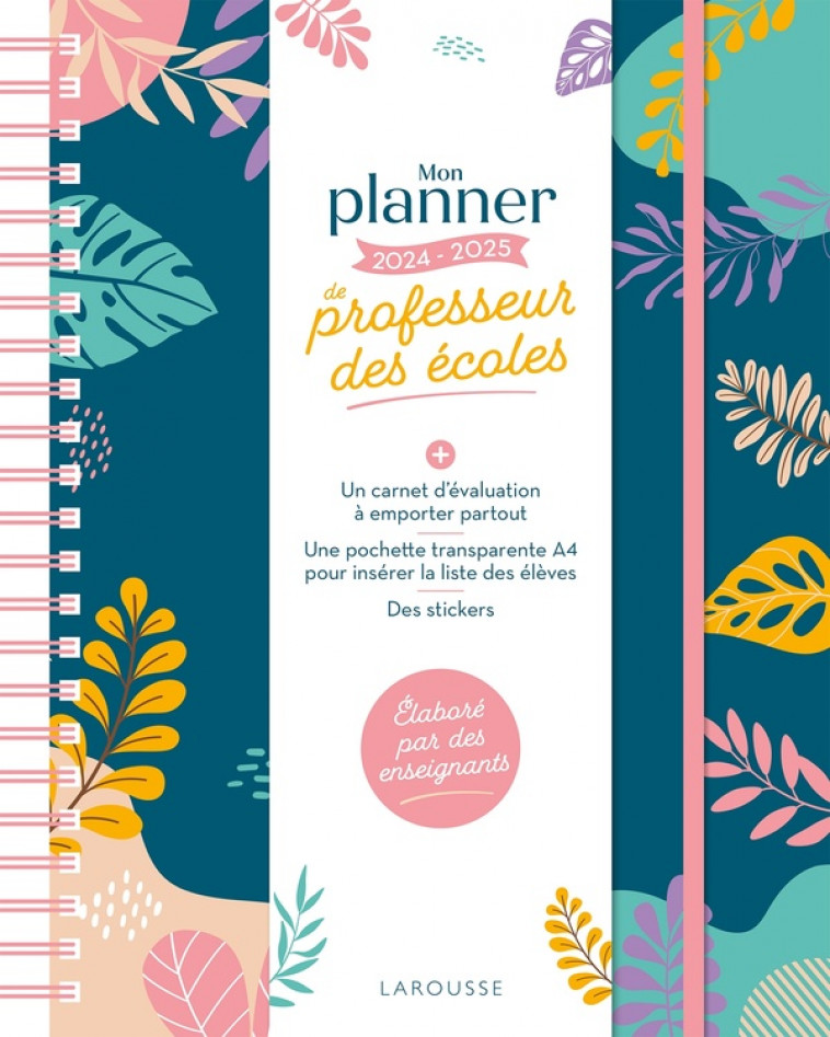 MON PLANNER DE PROFESSEUR DES ECOLES - 2024-2025 - MAITRESSE P - NC