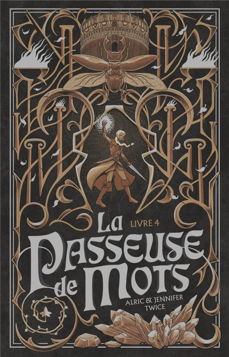 LA PASSEUSE DE MOTS - TOME 4 -  LES LARMES DU SAULE - TWICE A & J. - HACHETTE