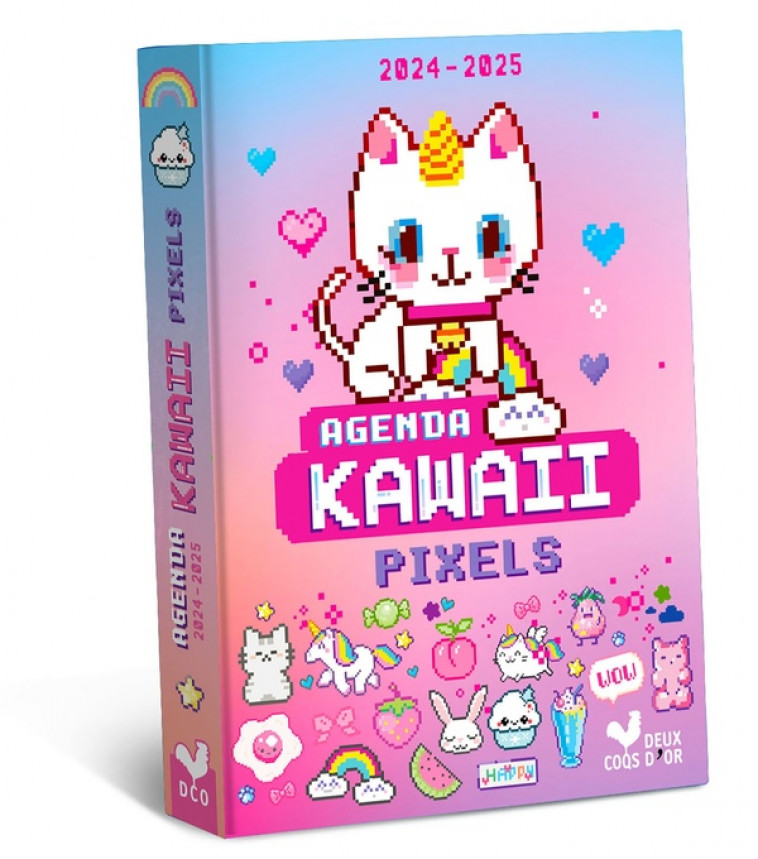 AGENDA PIXELS KAWAII 2024-2025 - COLLECTIF - NC