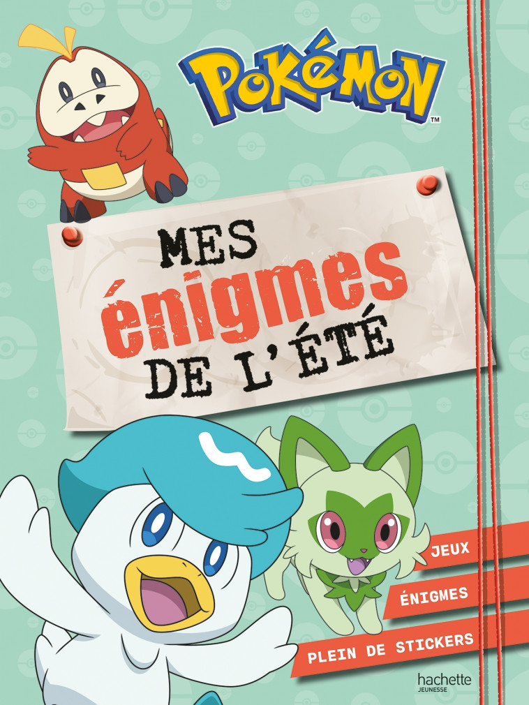 Pokémon - Mes énigmes de l'été - Pokémon Company The,   - HACHETTE JEUN.