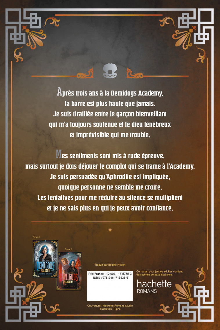 Demigods Academy - Année 3 - Aphrodite - Amore Elisa S., Legend Kiera, Hébert Brigitte - HACHETTE ROMANS