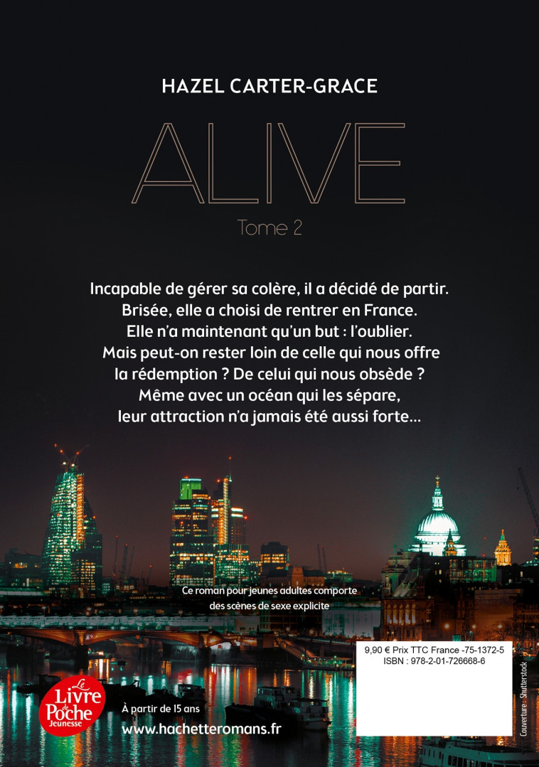 Alive - Tome 2 - Carter-Grace Hazel - POCHE JEUNESSE