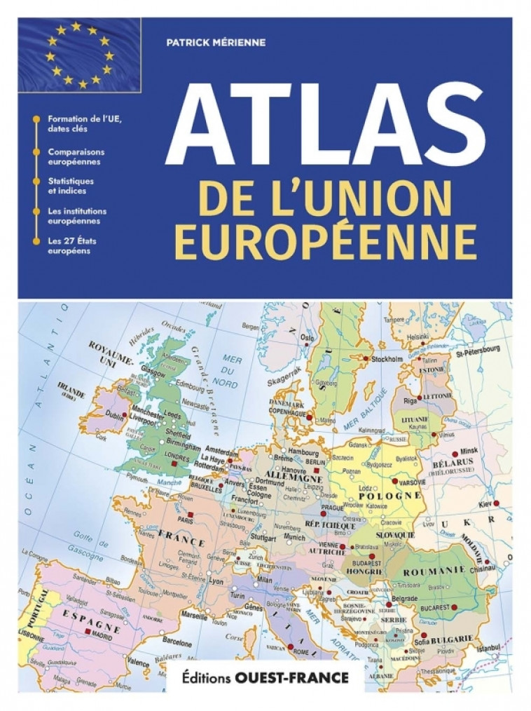 Atlas de l'union européenne - Mérienne Patrick - OUEST FRANCE