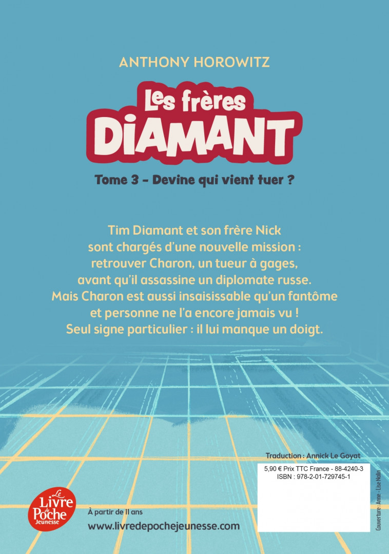 Les frères Diamant - Tome 3 - Horowitz Anthony, Le Goyat Annick - POCHE JEUNESSE