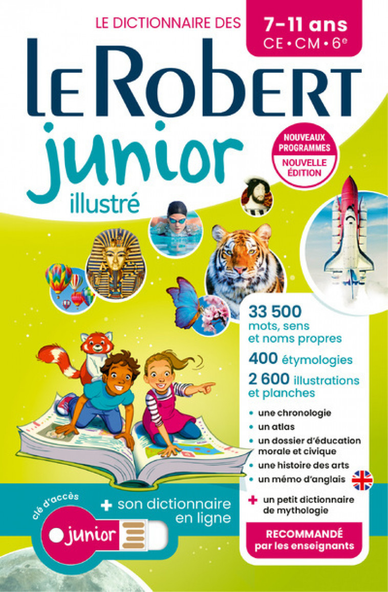 Le Robert Junior Illustré et son dictionnaire en ligne + clé - Collectif Collectif - LE ROBERT