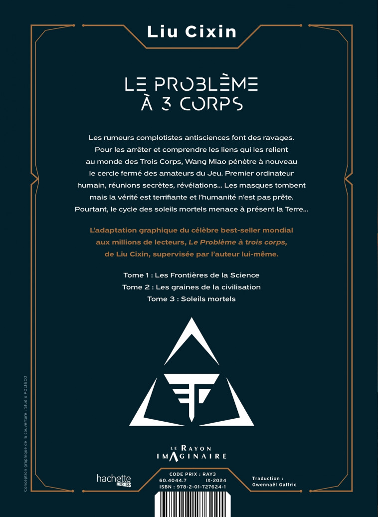 Le problème à trois corps - Tome 3 - Cixin Liu - HACHETTE HEROES