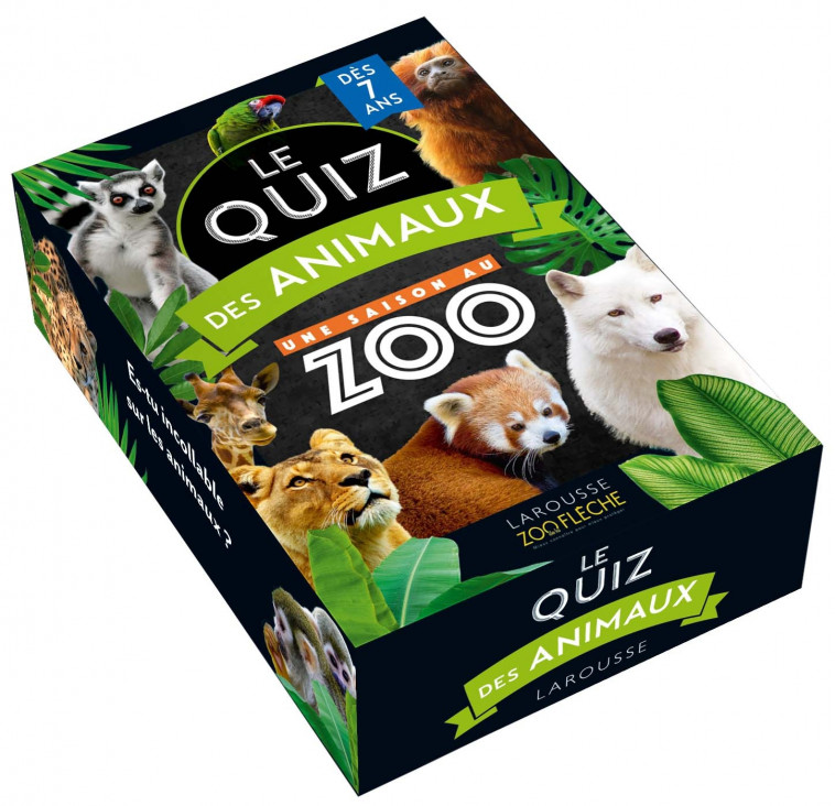 LE QUIZ DES ANIMAUX UNE SAISON AU ZOO - COLLECTIF - LAROUSSE