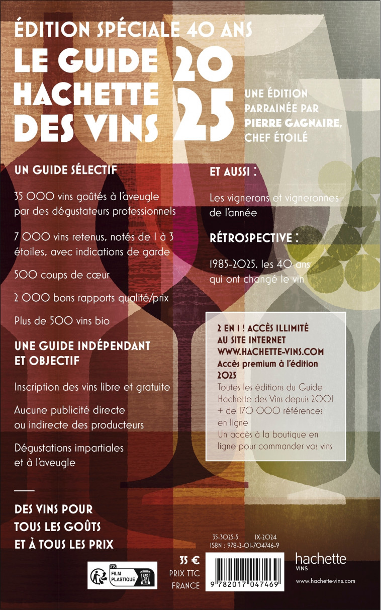 Guide Hachette des vins 2025 - XXX - HACHETTE PRAT