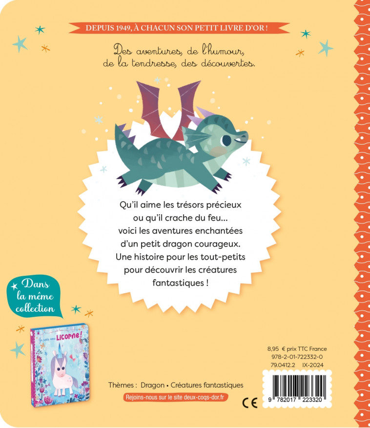 Je suis un dragon ! - Mallory C. Loehr, Joey Chou - DEUX COQS D OR