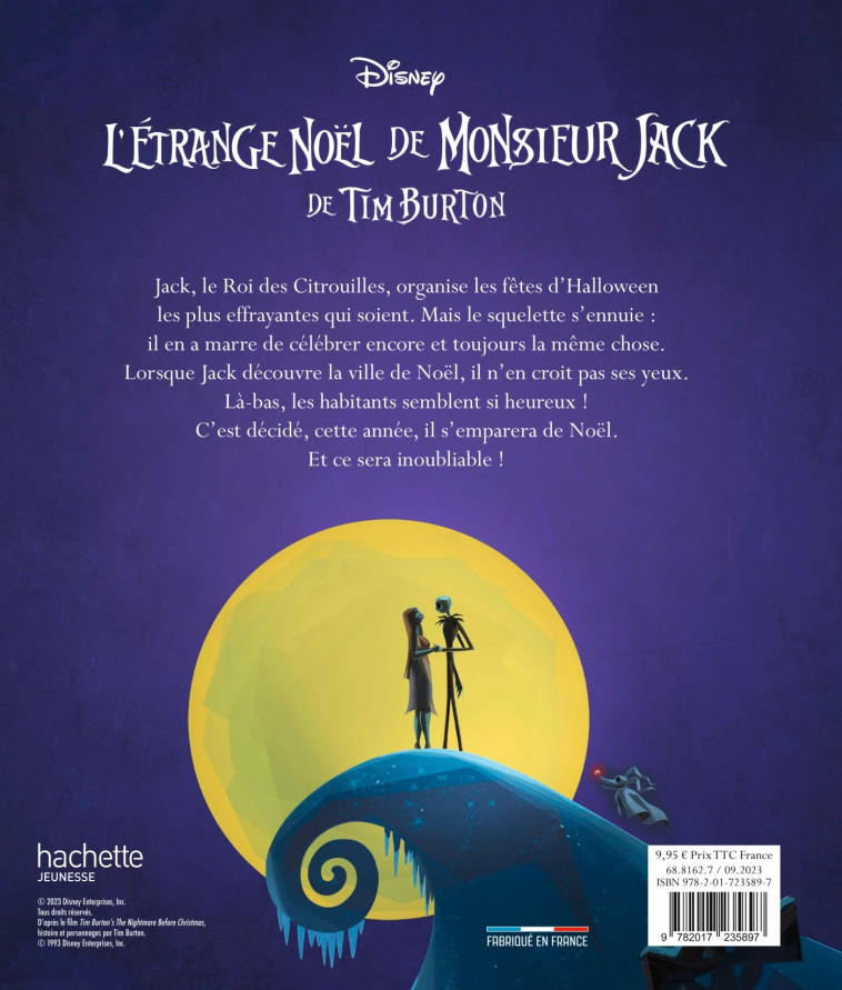 L'ÉTRANGE NOËL DE MONSIEUR JACK - Hors-Série - L'histoire du film - XXX - DISNEY HACHETTE