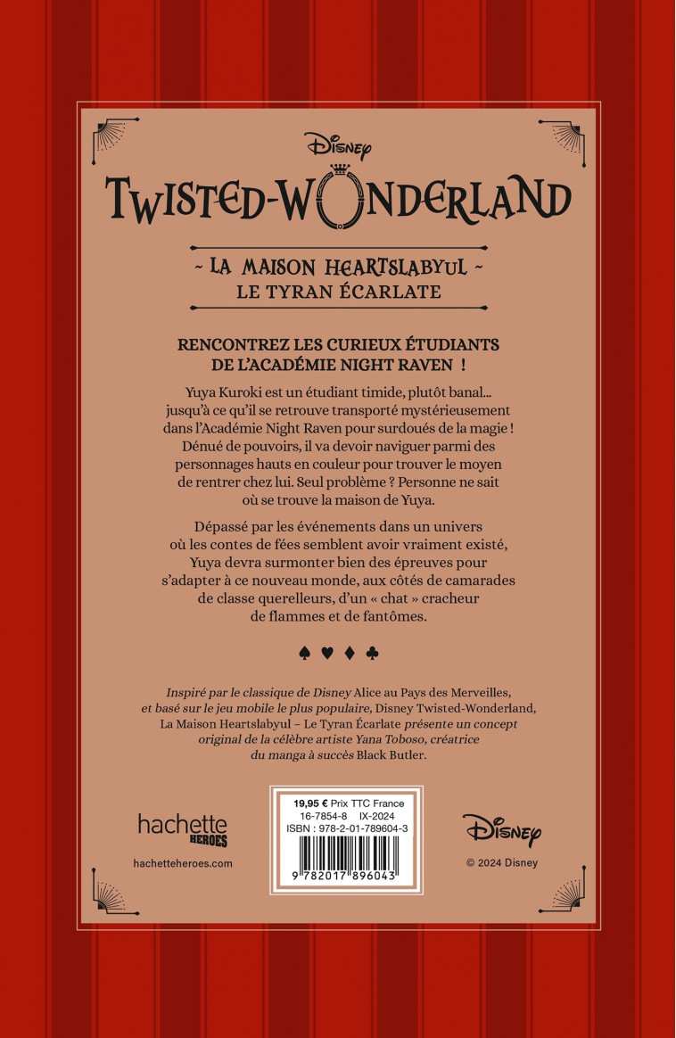 Twisted-Wonderland - La Maison Heartslabyul : Le Tyran écarlate - Jun Hioki - HACHETTE HEROES