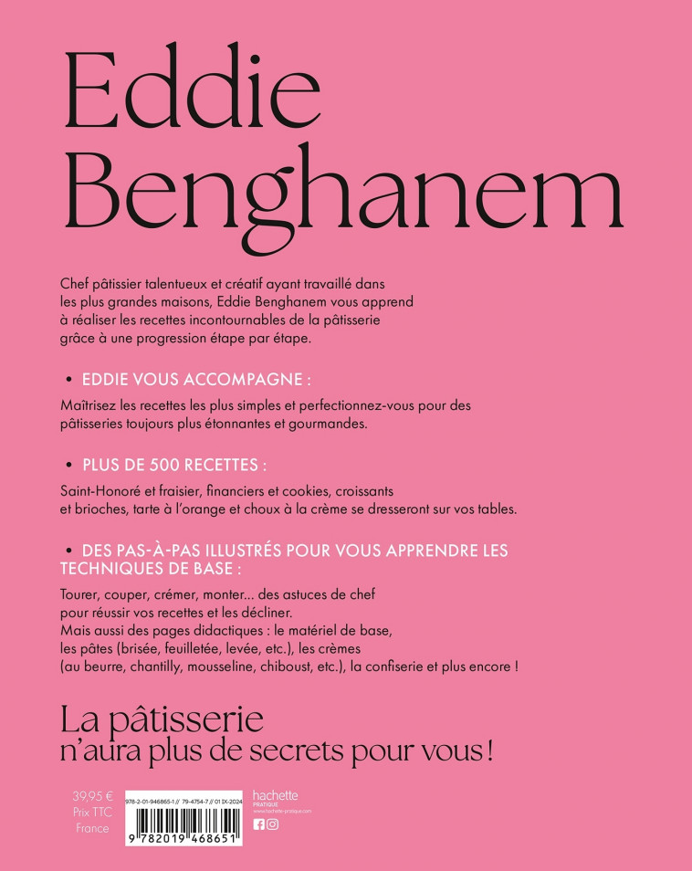 Mon grand cours de pâtisserie - Eddie Benghanem - HACHETTE PRAT