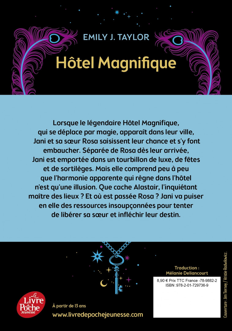 Hôtel Magnifique - Emily J. TAYLOR, Mélanie Deliancourt - POCHE JEUNESSE