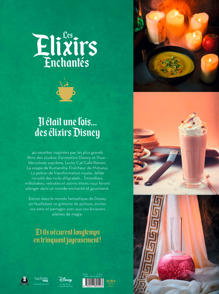 Les Elixirs Enchantés Disney - Thibaud Villanova, Nicolas Lobbestaël - HACHETTE HEROES